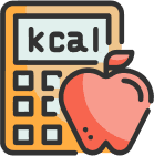 Divers choix, incluant le calcul des calories.